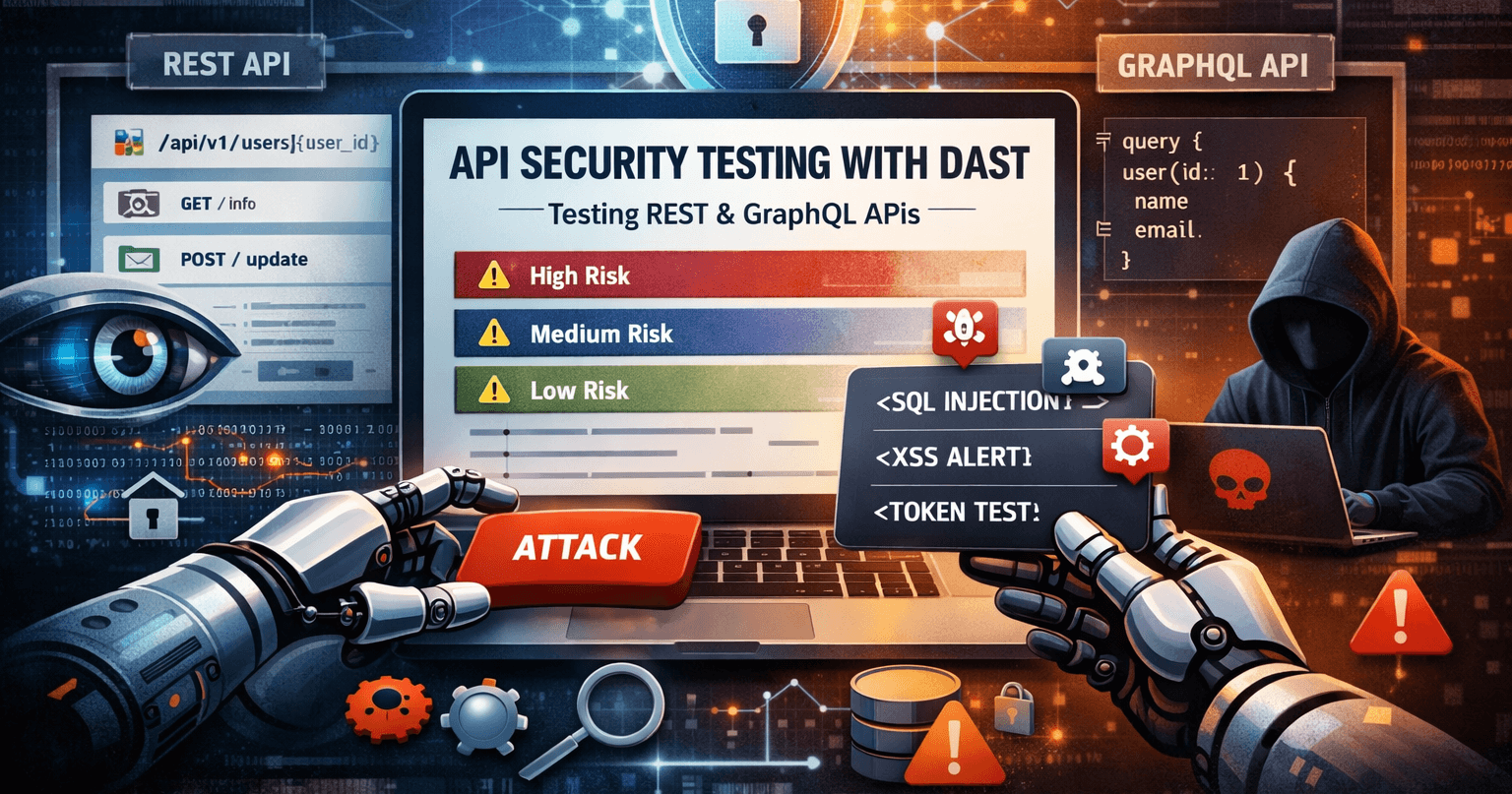 API security testing with DAST - testing REST and GraphQL APIs for vulnerabilities