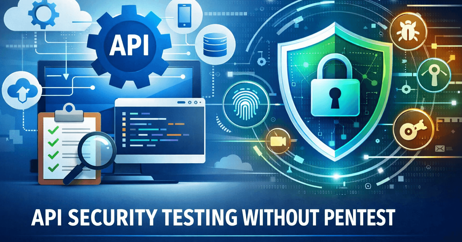 API security testing without a pentest — automated DAST, spec-driven scanning, and lightweight checks for small teams