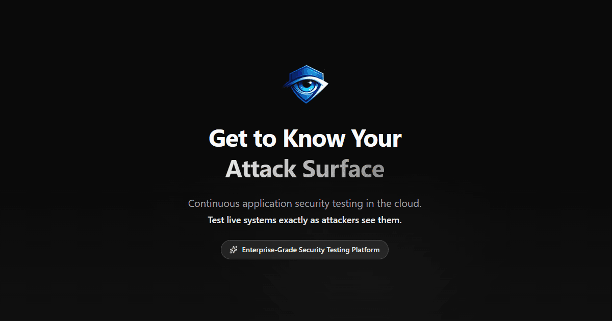Get to Know Your Attack Surface - Scryn Security Testing Platform